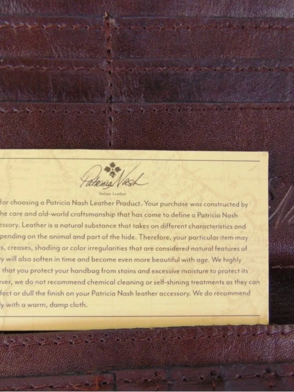 Patricia Nash Tooled Leather Hobo Bag Wallet Set Brown Floral Embossed